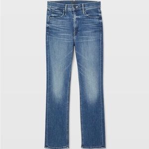 MOTHER Mid Rise Dazzler Straight Leg Ankle Jeans Size 10 (fit more like an 8)